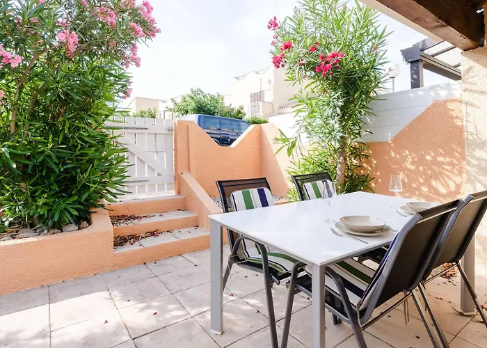 Villa Pavillon Mezzanine A Narbonne-plage Avec Piscine - Fr-1-409-241 *